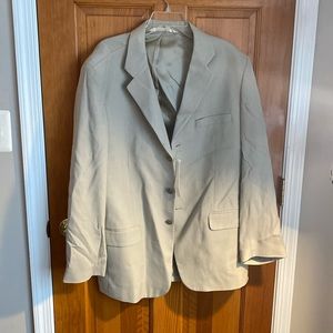 Tan button up blazer